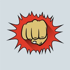 Pop art comic poster