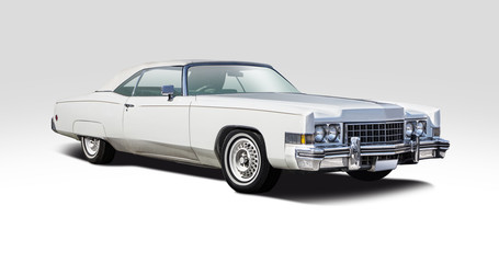 Obraz na płótnie Canvas Classic American premium car isolated