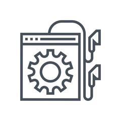 Internet education icon