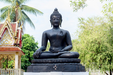 big black buddha in thailand