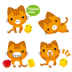 ネコとーく。トラ猫