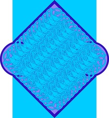 Monogram on each other. 