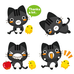 ネコとーく。黒トラ