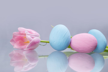Pastel Easter eggs 