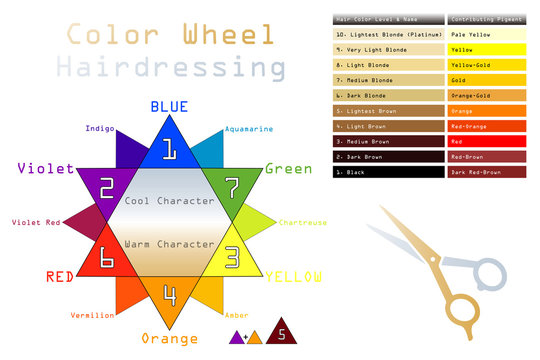 Color Wheel Hairdressing