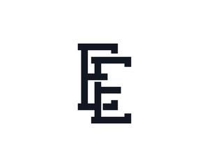 E Monogram Letter Logo