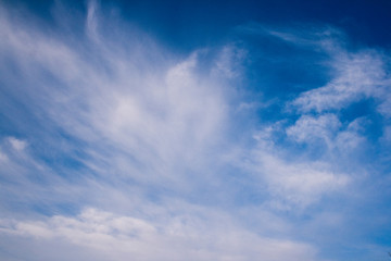 Naklejka na ściany i meble Sky view with clouds