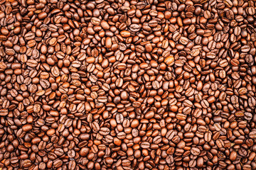 roasted coffee beans, can be used as a background