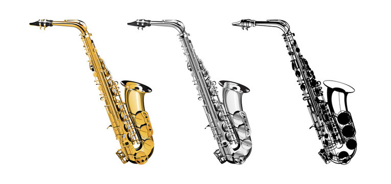 raster version saxophone