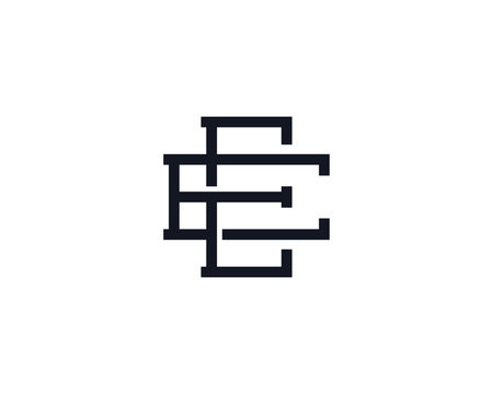 E Monogram Letter Logo