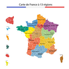 La France à 13 régions