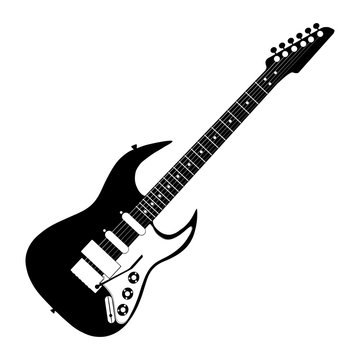 recommend clip art: raster version electric guitar contour