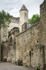 Fortress wall in Avignon