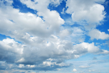blue sky and clouds background