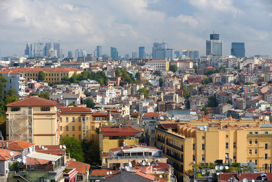 Istanbul Bosporus Türkei Häusermeer V