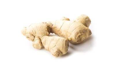 Ginger root isolated one object