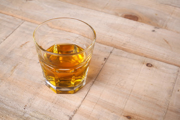 Whiskey in a glass