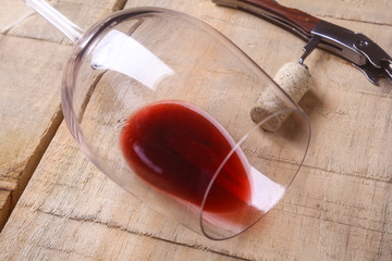 Glass of wine