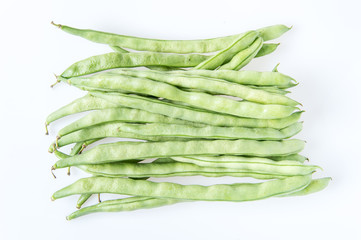 Kentucky wonder Pole Beans(Phaseolus vulgaris)(string beans)

