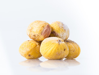chestnut isolated on white background