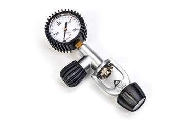 Pressure gauge for scuba