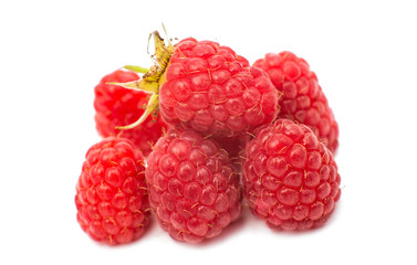 Sweet raspberry isolated