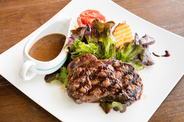 Beef striploin steak