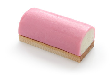 pink kamaboko, japanese fish cake