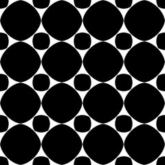 Polka dot  geometric seamless pattern. Fashion graphic background design. Modern stylish abstract texture. Monochrome template 4 prints, textiles, wrapping, wallpaper, website etc. VECTOR illustration
