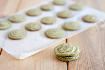 Matcha cookies