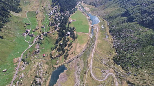 Aerial Footage of the "Goescheneralp" Valley in Central Switzerland, 4K, UHD
Valley near Andermatt, Lucerne
