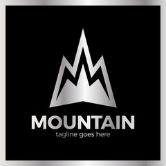 Fototapeta premium Mountain Arrow Logotype