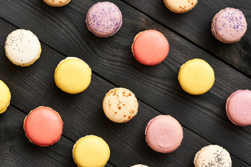 French delicious dessert macaroons