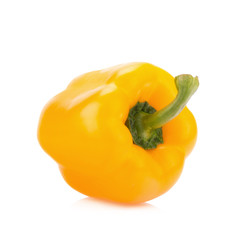 Fresh vegetables sweet Red, Yellow, Peppers isolated on white ba