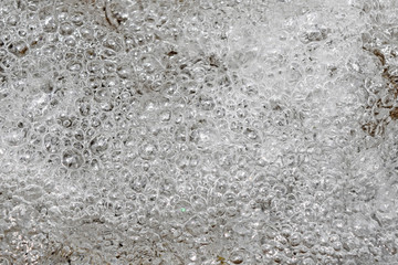 close up air bubble water fall nature background