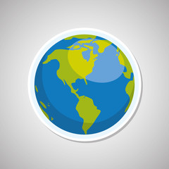 Planet icon design