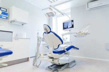 Fototapeta premium interior of new modern dental clinic office