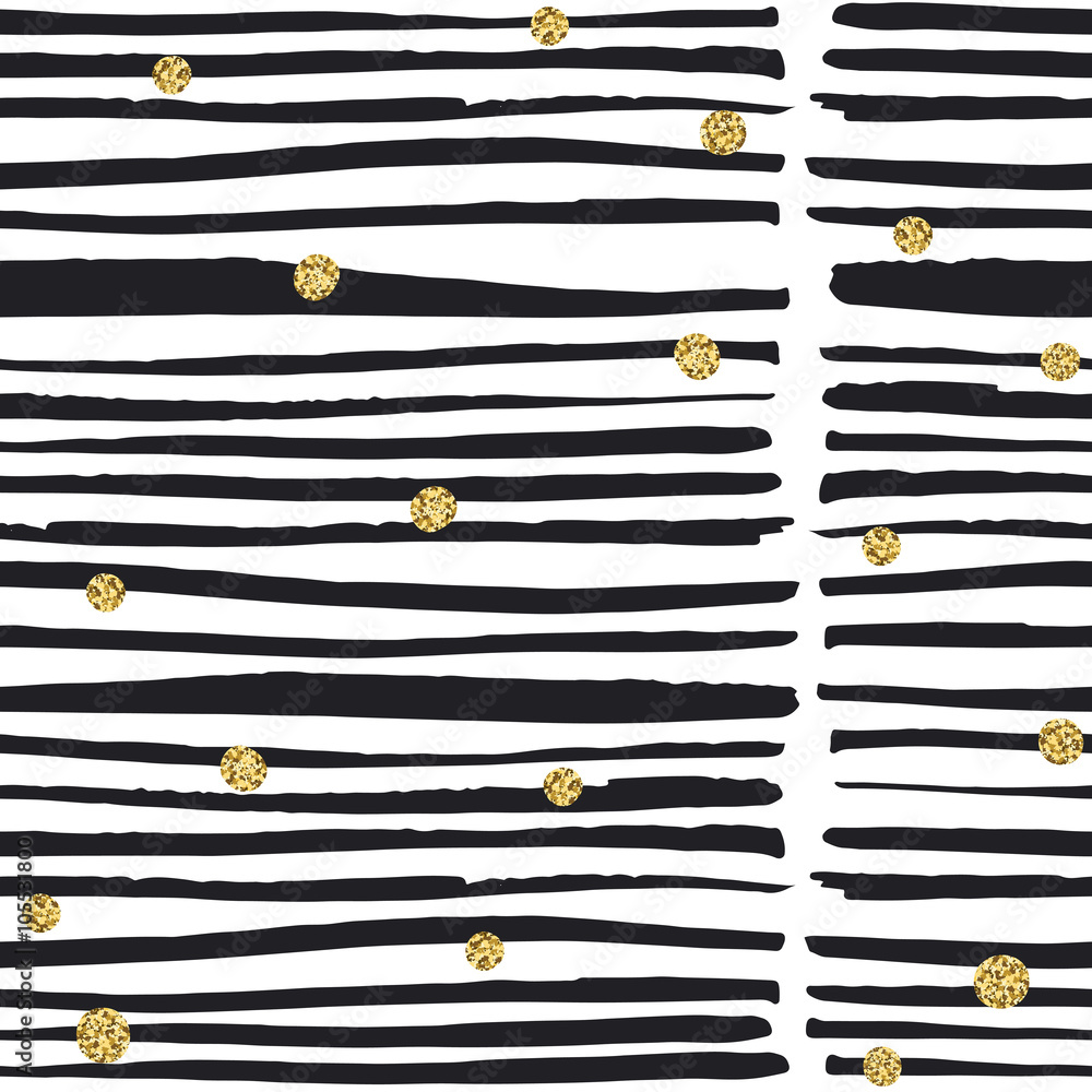 Poster abstract calligraphy lines seamless pattern on white background