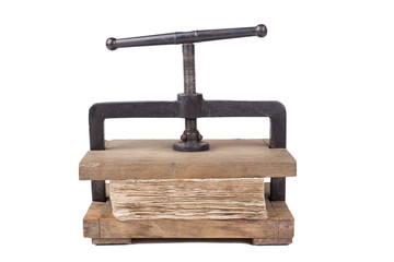 Vintage paper press
