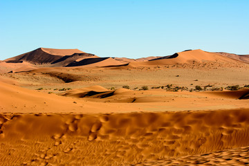 Fototapeta na wymiar Breathtaking scenery of the Namib