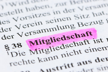 §38 Mitgliedschaft