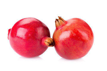 Pomegranate isolated on white background