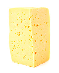 Dutch cheese isolated on white background