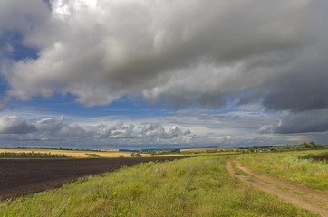 Fototapeta na wymiar Summer countryside landscape