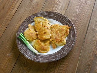 cod pancake like fritters