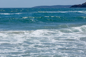 Sea view from beach.