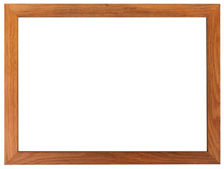 Classic frame. Slim and smooth wooden picture frame.