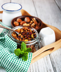 Homemade granola