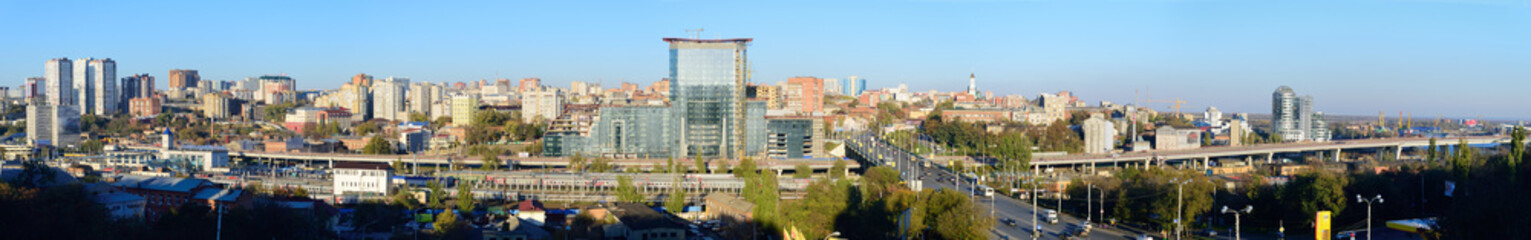 Russia. Rostov-on-Don. View of the city center and the avenue st