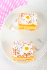 Puddingkuchen für Ostern